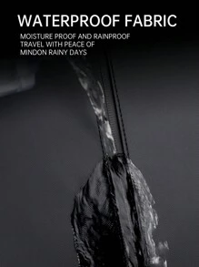 男士真空背包旅行 - 60L 可扩展旅行背包，真空压缩袋，防水，防盗，适合笔记本电脑，带密码锁，旅行，商务，大学，露营，男朋友父亲礼物旅行包手提箱过夜包健身包行李袋周末包行李袋随身包大学包行李袋周末包医院包假日防水包冬季学校包学校配件学校用品