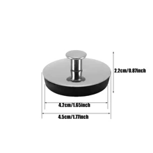 1 件橡胶拖把池排水塞、浴缸排水塞、水槽排水盖、管道密封家居浴室装饰夏季