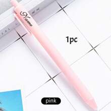 1/2/5/10/20pcs Custom Engraving Color Ballpoint Pens, Back To School Supplies For Kids, Personalized Pens Ballpoint With Name, Personalized Wedding Pen, 14.4cm/5.66in, Pink/White/Mint Green/Sky Blue/Light Blue/Yellow/Light Yellow/Light Purple/Purple/Skin Color, Customized Couple Pen, Personalized Bridesmaid Pen, Groomsman Pen, Office Decor - Multicolor - View 50