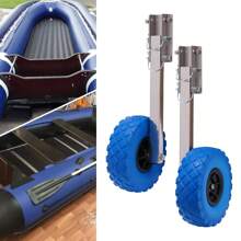 Quiltern "Inflatable Boat Trailer - Inflatable Dinghy Trailer With Wheels For Easy Transport, Portable Trailer For Inflatable Boats" - Silver - View 2