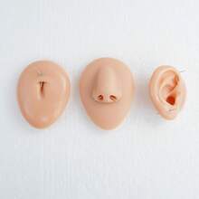 2 Pcs Stainless Steel 14G 16G 18G Threaded Piercing Taper Threadless Piercing Taper Insertion Pin For Ear/Nose/Navel/Nipple/Lip/Eyebrow Stretcher Body Piercing Stretching Kit Assistant Tool - Silver - View 6