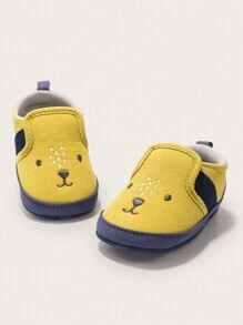 Cute Infant Soft Bottom Sports Shoes Suitable For Babies Learning To Walk - Yellow - View 2