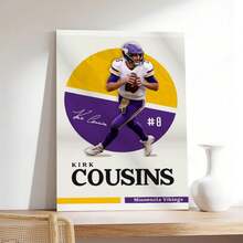 Kirk Cousins Canvas Poster Wall Art Bedroom Decor Living Room Decoration Gift - Unframe - View 2