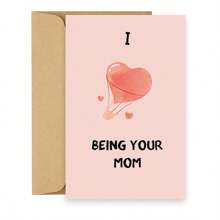 1张精美情人节贺卡，适合送给家人，附赠4个彩色信封，情人节礼物送给妈妈，生日贺卡送给她/他 - 彩色 - 查看 7