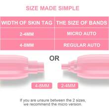 2-8mm Auto Skin Tag Remover Kit - Painless,And Safe 2-In-1 Skin Tag Removal , Including Face, Neck, And Body,Gentle, And Safe For Most Body Parts - 粉色 - 查看 6
