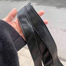 1 条纯色休闲街头服饰 PU（聚氨酯）可调节腰带，适合所有季节秋季、万圣节 - 彩色 - 查看 14