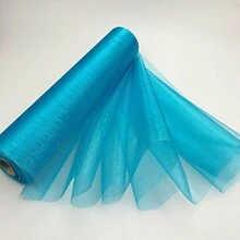Organza Fabric, Party Backdrop Decoration, Tabletop Center Decor, Chair Back Decor For Wedding, Party, 29CM*2100CM, Organza Bow Chair Back Flower Decor, Organza Backdrop Decor Fabric, Event & Party Decor Organza Backdrop Netting, Outdoor Tent Decor - Multicolor - View 13
