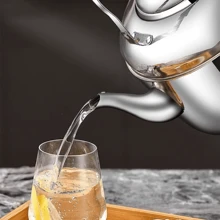 Tetera De Acero Inoxidable Inducción Segura 3 L - Plateado - Ver 2