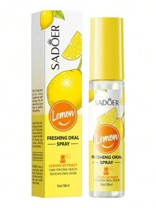 薄荷桃柠檬清新口气喷雾 - 清新口气清洁剂消除口臭喷雾留香便携式清新剂喷雾口气喷雾 - 彩色 - 查看 8