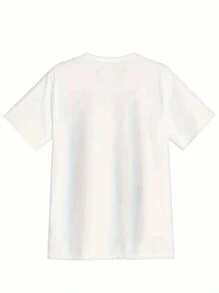 Why Fit In When You Were Born To Stand Out - Women's Large T-Shirt Short Sleeve Loose Crewneck Graphic Tees Printed Fashion Casual Summer Tops