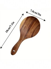 1 件红木饭勺、木勺、不粘锅铲、红木铲、厨房小工具、调味勺、小厨房勺、调味勺厨房配件 - 彩色 - 查看 9