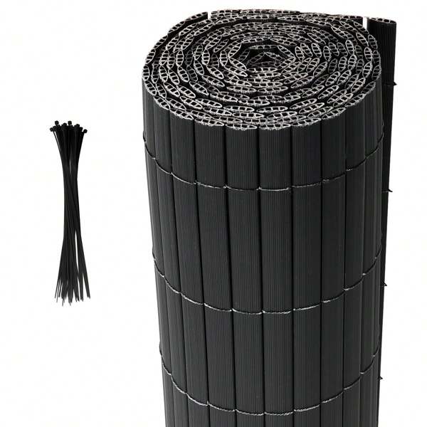 Randaco Brise-Vue en PVC, Canisse en PVC de renforcement en 3 Poids, Clôture Jardin Stable, pour Jardin, Balcon, terrasse, clôture, revêtement de Balcon, Anthracite. Perfekter Sichtschutz für Balkon und Garten! Farbwahl: Anthrazit