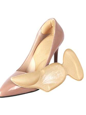 1对三合一鞋跟贴防摔鞋跟贴高跟鞋贴防磨贴鞋跟垫海绵鞋垫缩小尺寸