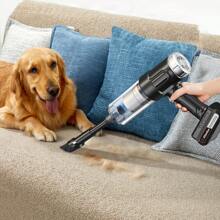 CascadeVac Odkurzacz bezprzewodowy o dużej mocy, podwójne zastosowanie w domu i samochodzie, mocne ssanie, odkurzacz ładowany przez USB, z różnymi akcesoriami, wielofunkcyjne narzędzie do czyszczenia szczelin