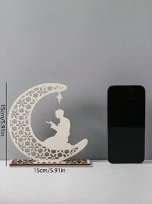 1pc Wooden Moon Prayer Decoration Ornament Birthday Gifts Graduation E-I-D