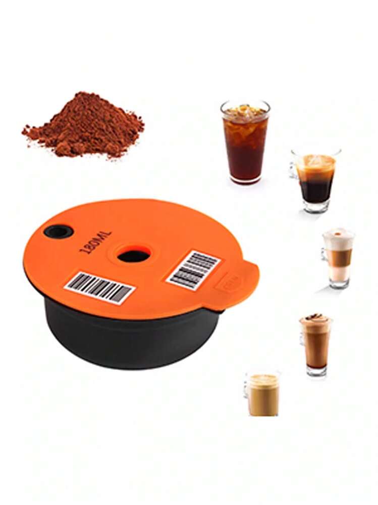 1pc,Reusable Coffee Capsule For Tassimo Machine Refillable Filter Cup Pod Espresso Maker 60ml/180ml/200ml/220ml - Multicolor - View 10
