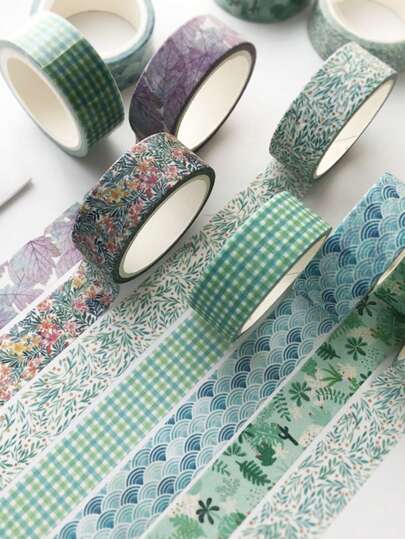 1Pc Creative Paper Tape Cute Notebook Tape Portable Decorate Business Gifts Advertising Gifts Animal Pattern Paste On The Book For Students General No Limit On The Crowd Fresh And Simple Adhesive Tape Back To School