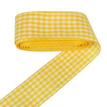 Gingham Ribbon Plaid Ribbon For Gift Wrapping Party Wedding Christmas Decoration
