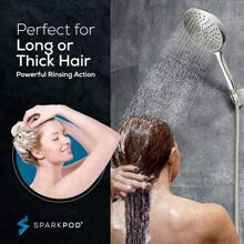 Local Warehouse- Oil Rubbed Bronze 6-Inch High Pressure Handheld Shower Head With 6ft Hose And Adjustable Bracket - Luxury Showerhead - 1-Min Installation Home Bathroom Decor