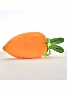 1pc Carrot Gift Bag Drawstring Pouch, Party Packaging, Easter
