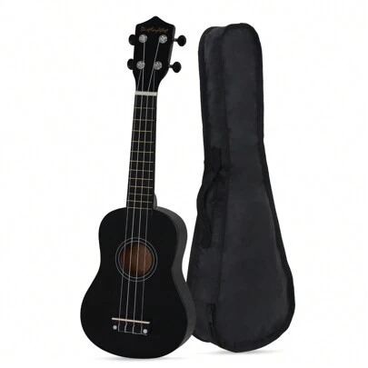 21 Inch Soprano Ukulele,Professonial Ukele  With Gig Bag, Picks,Extra Strings