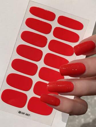 1 pieza Pegatinas de uñas autoadhesivas para mujeres, pegatinas de arte de uñas impermeables y completas, fáciles de usar, adecuadas para decoración de vacaciones y fiestas