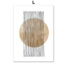 1pc Abstract Minimalist Shapes Illustration Wall Art Canvas Painting Boho Posters And Prints Modern Pictures For Living Room Decor No Frame