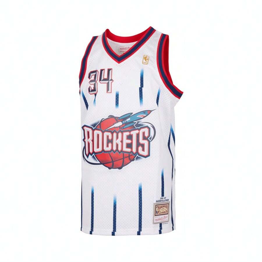olajuwon jersey mitchell and ness