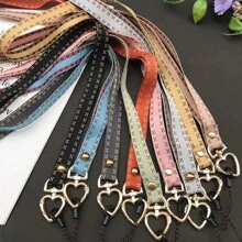 1 件心形可拆卸挂绳、电话挂绳、工作证件挂绳、教师证带、医生护士证件夹挂绳、学生证带 - 彩色 - 查看 10