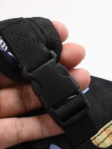 儿童可爱全印花独角兽、熊、心、草莓女孩保温午餐袋，可重复使用的紧凑型冷藏手提包，适合男孩和女孩在学校、户外、节日和生日携带午餐 - 均碼 - 查看 7