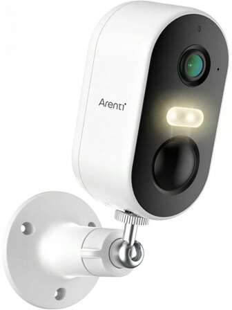 Areti Wireless Outdoor Security Camera, 2K, Battery Powe With PIR Motion Detection, Night Vision, 2-Way Talk, IP65 Weatherproof