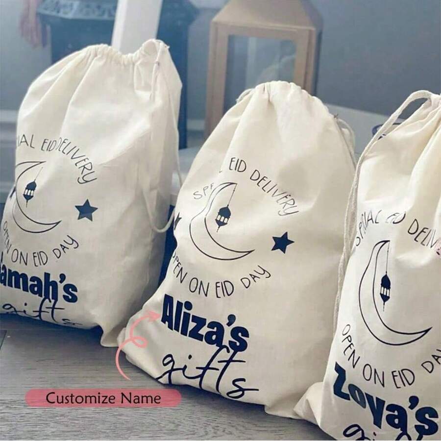 Sacs De FêTe De L'AïD Moubarak 100 Cellophane Sacs Cadeaux