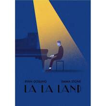 1PC Vintage La La Land Music Movie Poster Canvas Painting City Of Stars Modern Wall Art For Living Room Home Decoration No Frame