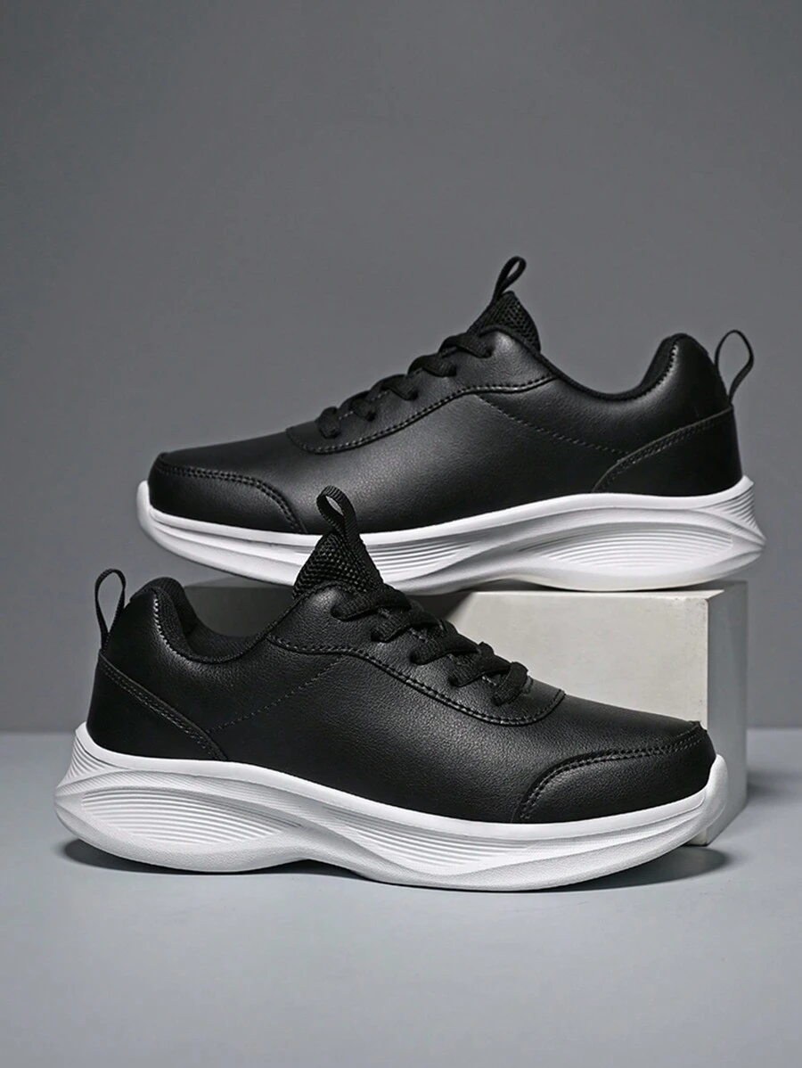 女士时尚轻便运动鞋 - 简约设计、透气舒适、系带牢固