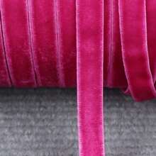 1cm Width Velvet Ribbon For Party Wedding Decoration Handmade Ribbon Gift Bouquet Wrapping DIY Hair Bows Christmas Ribbons