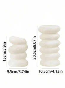 1 Pc Plastic Vase, Solid Color Flower Vase, Unbreakable Vase For Flower Arrangement, Creative Shaped Dry Flower Container, Large Capacity Planter, Multipurpose Flower Stand, Seedling Planter, Reusable And Durable, Suitable For Living Room, Bedroom, Kitchen, Bathroom, Outdoor, Party, Office, Banquet, Exhibition, Meeting, Fresh And Artificial Flowers Like Tulips, Roses, Succulents, Lilies Etc.