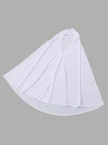 1pc Solid Color New Design Ladies Hijab Head Scarf Cover Hat, Elastic Mesh Headwrap Tube Cap For - Multicolor - View 4