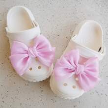 2pcs/Set Bow Design Elegant Decorative Shoe Clips, Colorful, Shiny & Charming For Holidays Like Valentine's Day, Lovely Gift (Shoes Not Included), Summer Sandals Accessories