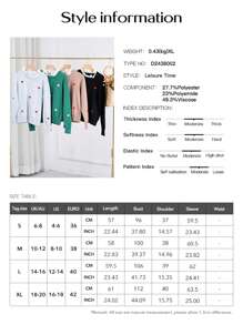 Women's Sweater Heart Embroidery Long Sleeve Eyelet Ruffled Mock Neck Loose Fit Knitwear Pullover - Baby Blue - View 3