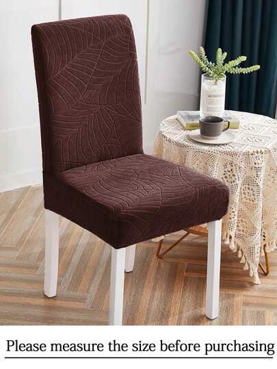 1 st vattentät Jacquard matstolsöverdrag, lämplig för vardagsrum och matsal