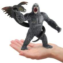 Realistic Animal Models Gorilla, Cobra, Python, Bigfoot Figures, Solid For Collection, Decor & Toys - Multicolor - View 11