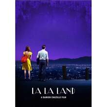 1PC Vintage La La Land Music Movie Poster Canvas Painting City Of Stars Modern Wall Art For Living Room Home Decoration No Frame