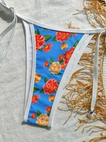 Women's Fashion Floral Print Bikini Swimwear