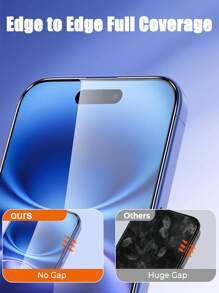 3 pièces/set Protecteur d'écran en verre trempé premium, compatible avec 16E/16 Pro MAX/16/15 Pro MAX/15/14 Pro MAX/14/13/12/11 Pro Max, Plus et Mini - Anti-rayures, Ultra-clair