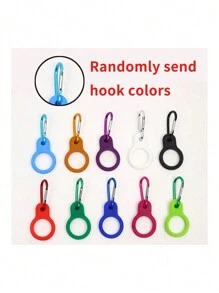 شنطه سفر اغراض سفر لوازم السفر اغراض السفر اشياء للسفر1/ 2/ 3/ 4/ 5 خطاف ثقيل مصنوع من الألومنيوم وحلقة مطاطية، لتثبيت زجاجات المياه - مثالي للتخييم والتنزه، متوفر ب- 11 لون مختلف، هدية مثالية لعشاق السفر والتسلق والمغامرات الخارجية، مشبك زجاجة المياه المعدنية من السيليكون، مشبك زجاجة المياه للتسلق، معدات التسلق (سيتم إرسال ألوان خطاف عشوائية)