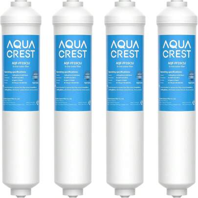AQUACREST Water Filter Refrigerator Replacement For Samsungg® DA29-10105J HAFEX/EXP, DA2010CB Water Filter, In-Line Water Filter For LGG® Samsungg® Side By Side (4)