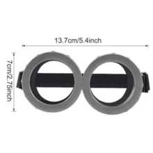 1pc Steampunk Goggles With Adjustable Strap, Suitable For Costume & Role-Playing - Multicolor - View 2