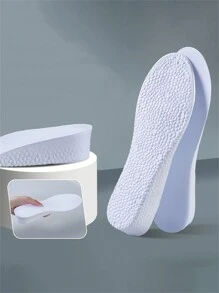 1 para wkładek sportowych zwiększających wzrost unisex, amortyzujących, oddychających, odprowadzających pot, pełnowymiarowych, miękkich wkładek do butów - Kolor biały podnosi się o 3,5cm - Zobacz 5