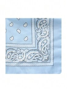 1 chiếc khăn vuông nhỏ in họa tiết Paisley cổ điển dành cho nữ, băng đô, dây buộc tóc trang trí, khăn bandana - Nhiều màu - Xem 18
