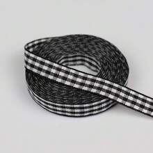 Gingham Ribbon Plaid Ribbon For Gift Wrapping Party Wedding Christmas Decoration